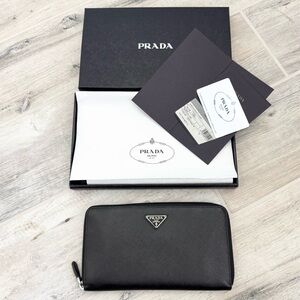 Prada Black Saffiano Leather XL Organizer Wallet